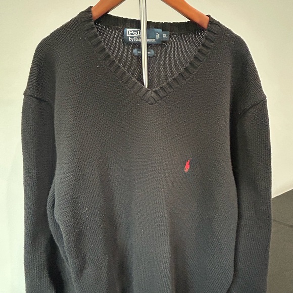 Polo by Ralph Lauren Black Cotton Sweater - Picture 4 of 5